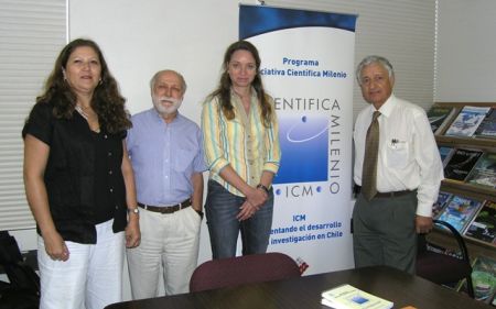 Susana Maldonado (ICM), Mario Rosemblatt, Inge Lamberz, Claudio Wernli (ICM)