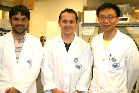 Dr. Eduardo Villablanca (Chile), Dr. J. Rodrigo Mora (Chile), Dr. Sen Wang (Japan). 